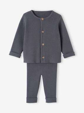 Baby-Unisex Combo: Jersey Knit Top & Trousers for Babies