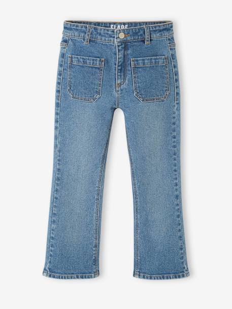 VERTBAUDET Jean Slim MorphologiK Waterless Fille - Tour De Hanches Large, Taille Ajustable