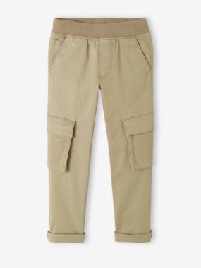 -Pantalon cargo droit MorphologiK facile à enfiler garçon Tour de hanches FIN