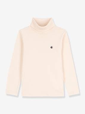 Boys-Tops-Polo Neck in Organic Cotton, PETIT BATEAU