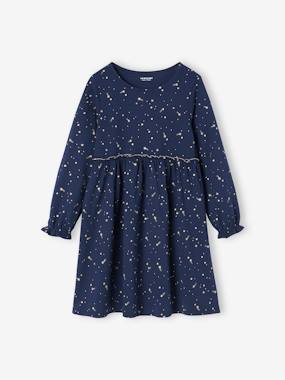 Fille-Robe de fête motifs étoiles irisés fille