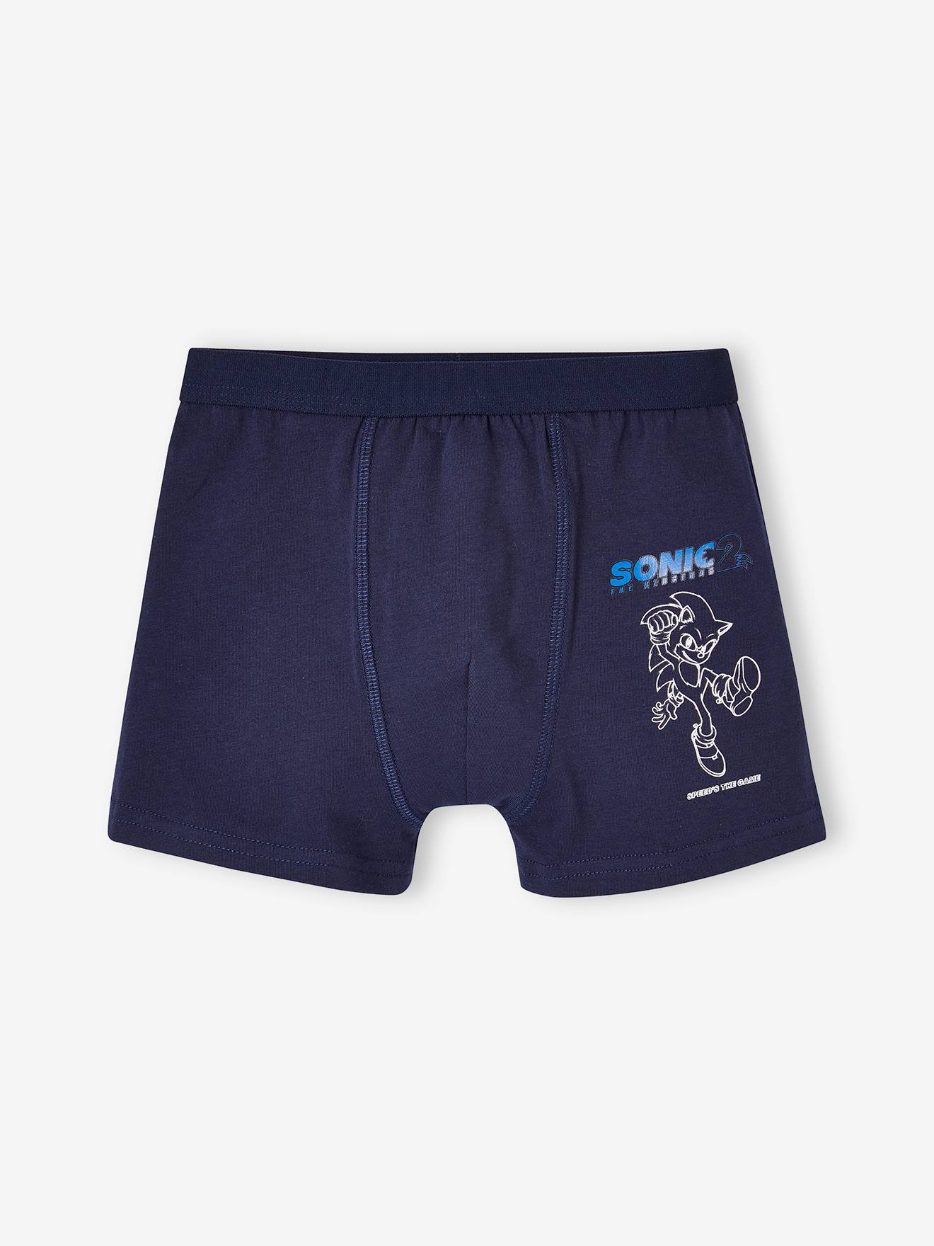 3-pack Boxer Shorts - Bright blue/Sonic the Hedgehog - Kids