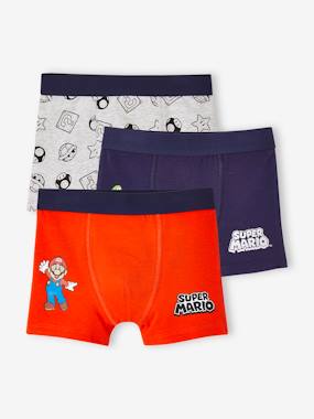 Boys-Underwear-Pack of 3 Super Mario® Boxers