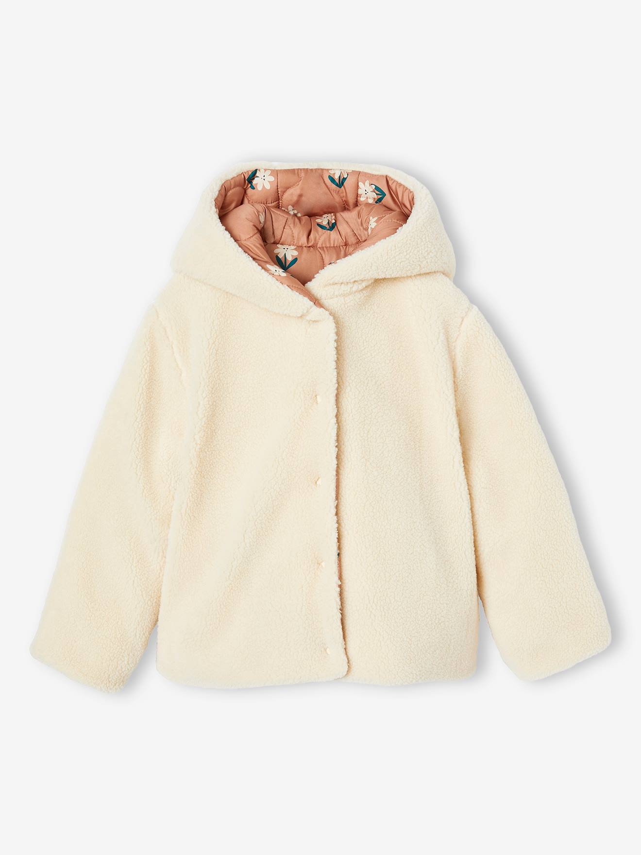 Avec les filles clearance sherpa reversible hooded coat