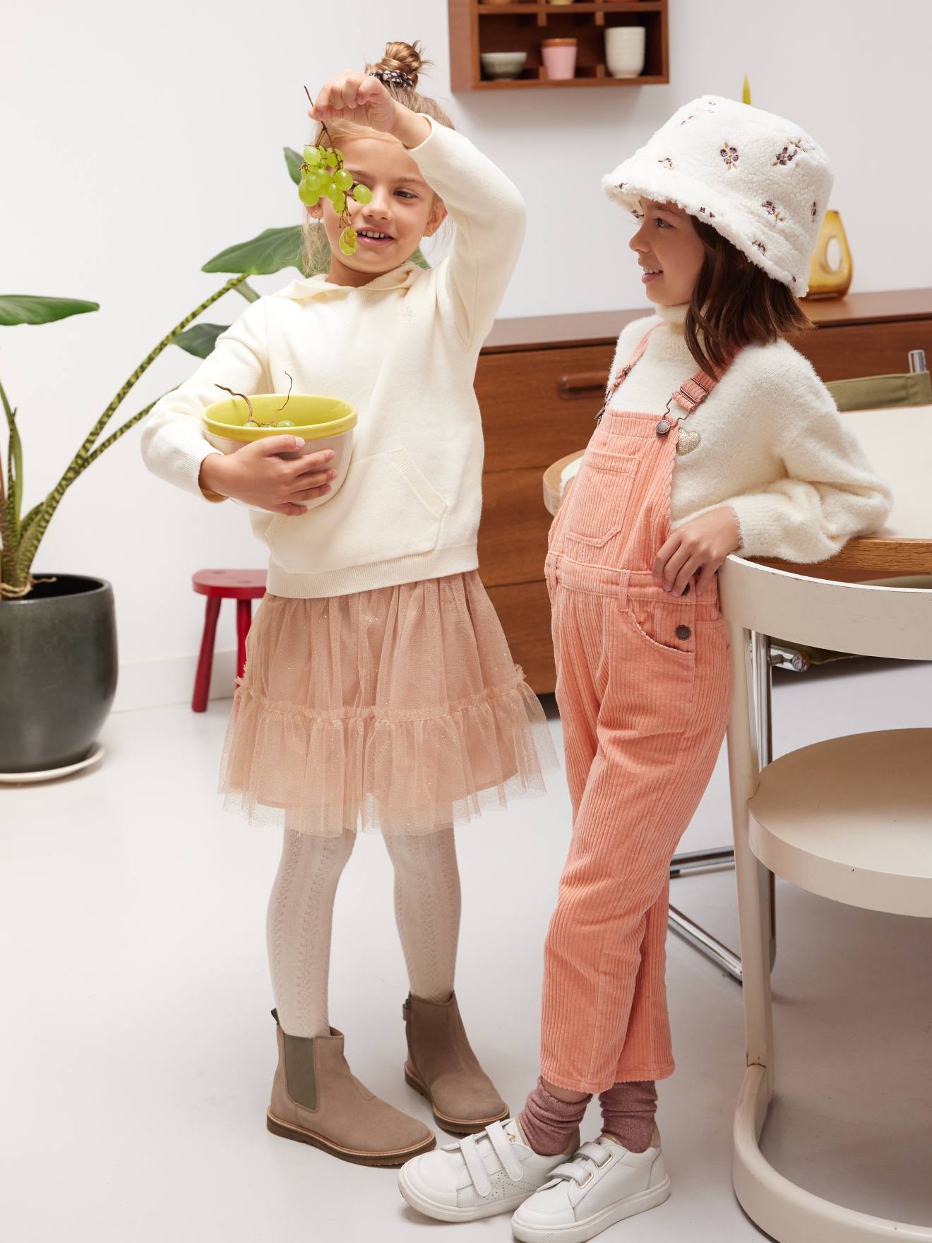 Glittery Tulle Skirt for Girls - iridescent beige, Girls