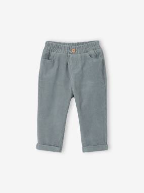 -Pantalon bébé en velours côtelé