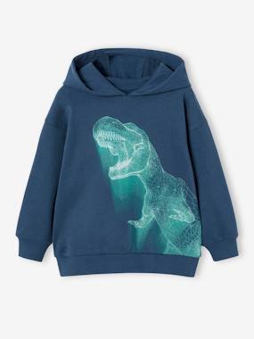 Boys-Cardigans, Jumpers & Sweatshirts-Neon Dino Hoodie for Boys