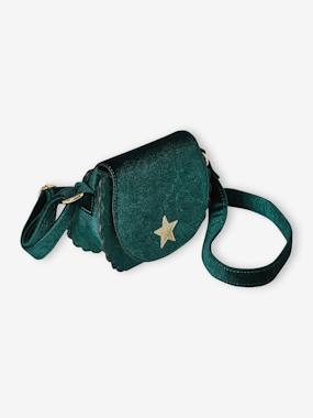 Girls-Accessories-Star Handbag in Velvet for Girls