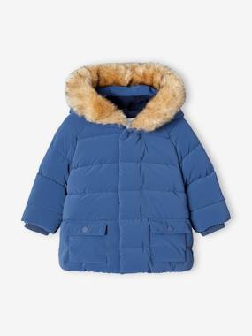 Baby-Lined Padded Jacket with Hood for Babies