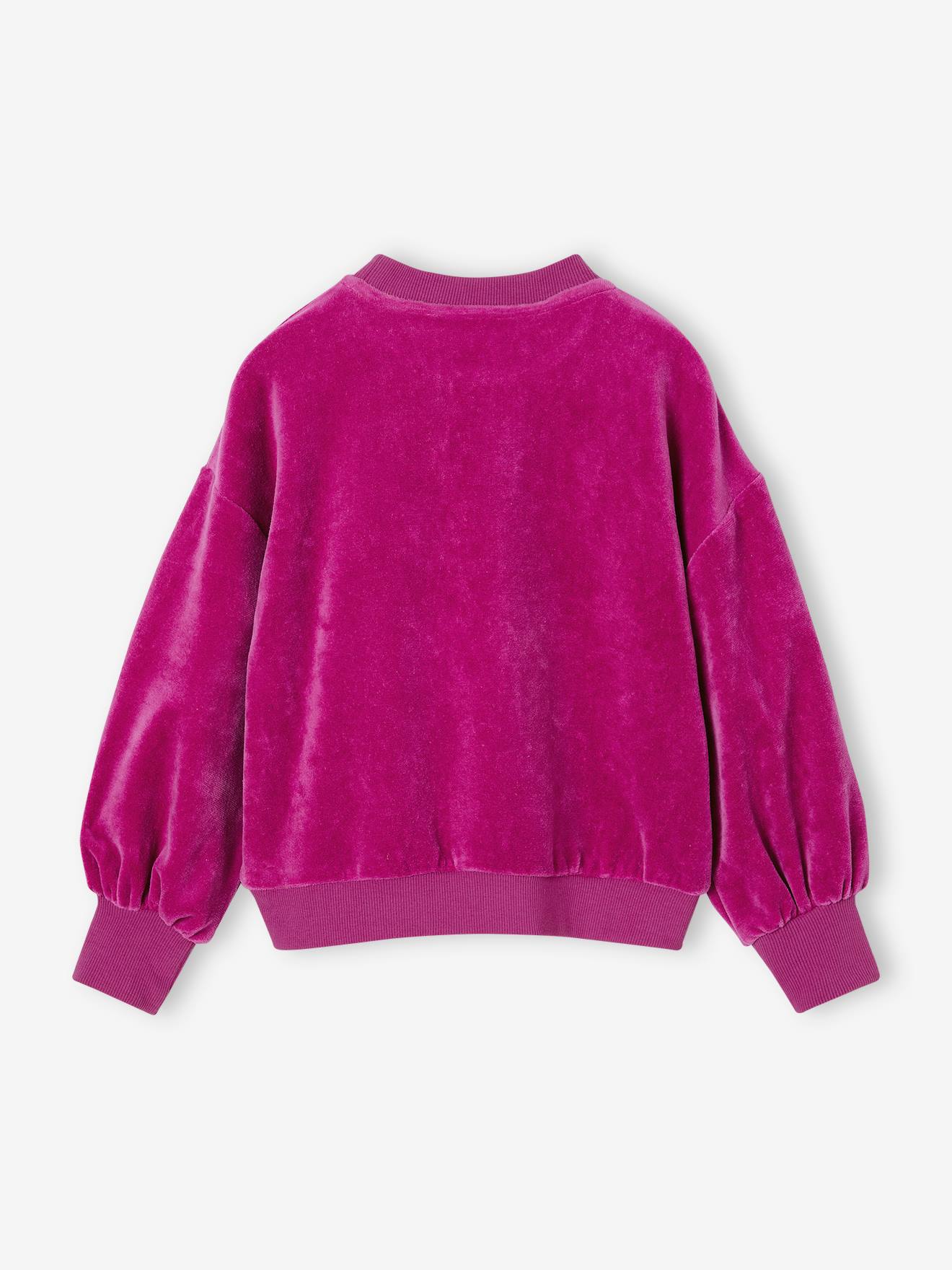 スウェット・トレーナー Needles Velvet sweatshirt Purple NEEDLES Needles Velvet Sweatshirt | worldclassfashion