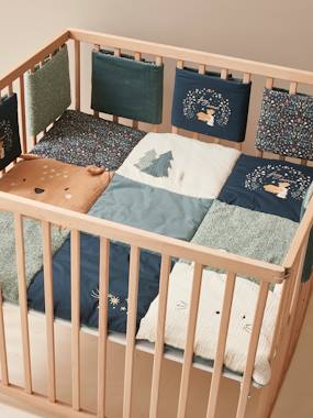 Bedding & Decor-Quilted Floor Mat / Playpen Base Mat, Brocéliande