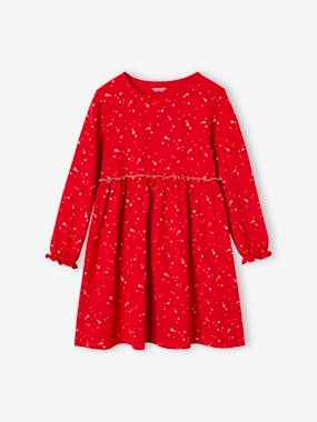 Girls-Dresses-Occasion Wear Dress with Iridescent Stars Motifs for Girls