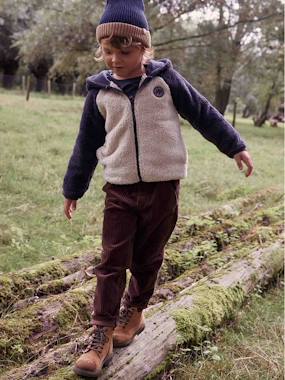 Boys-Trousers-Corduroy Trousers, Easy to Slip On, for Boys