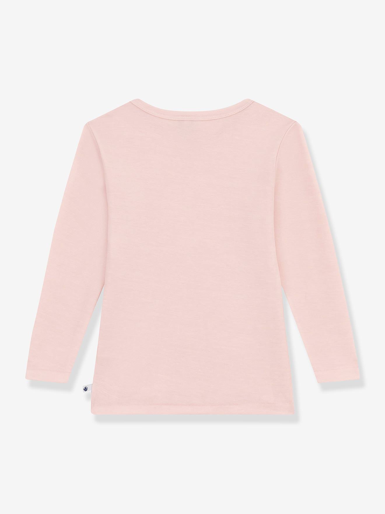 T-shirt femme manches courtes - Guitare - rose et argent 11290