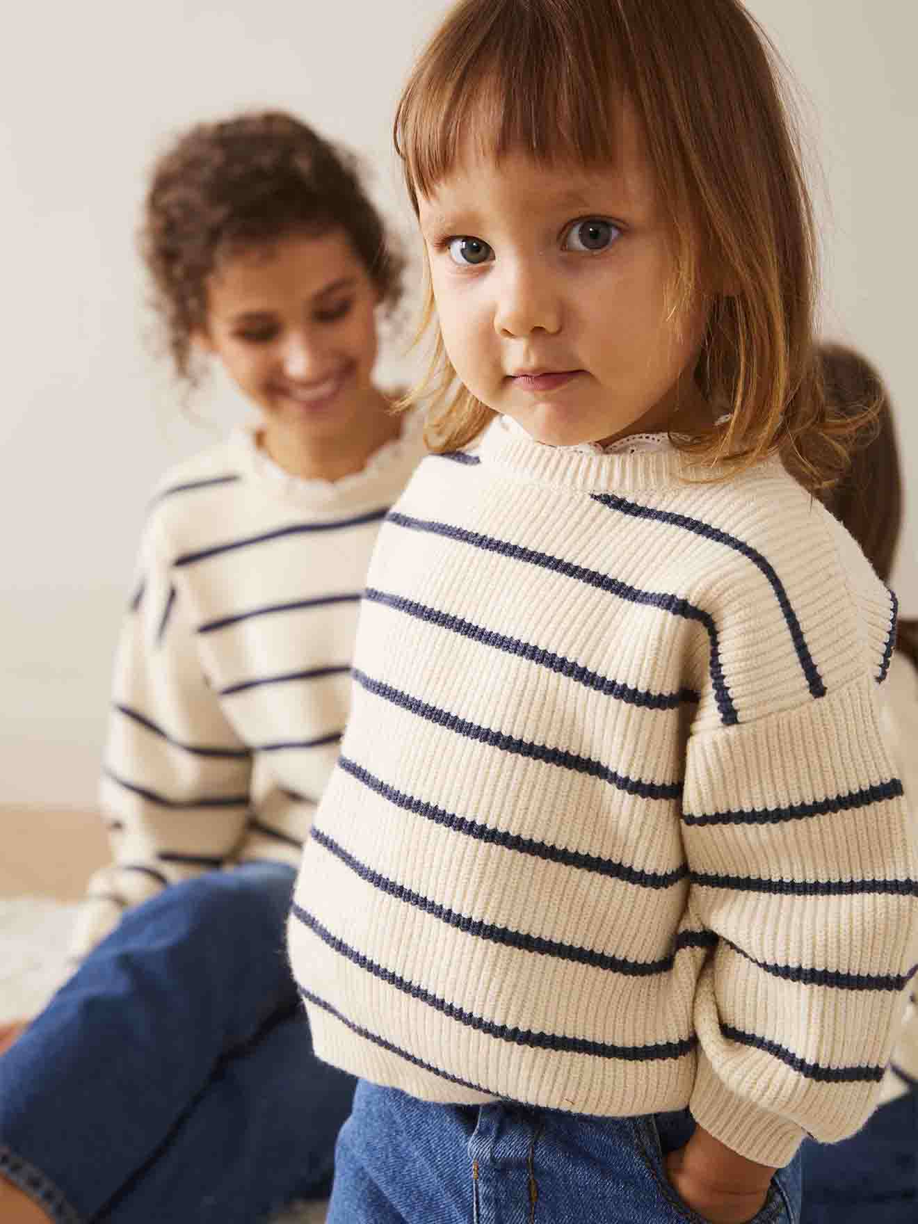 Pull crème beige avec perle ciminy - Vêtements