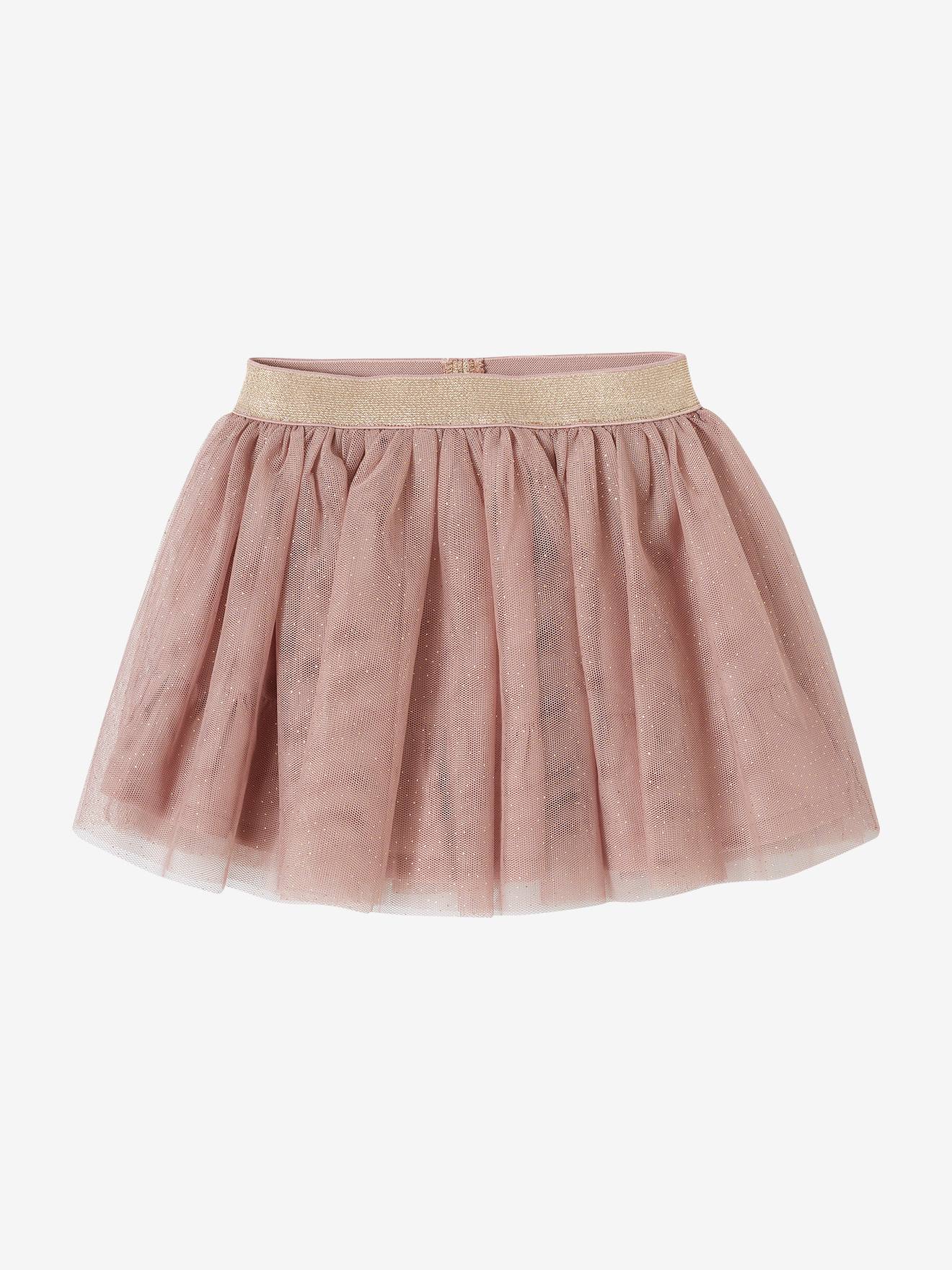 Ensemble bébé fille T-shirt à collerette jupon tulle écru, Bébé