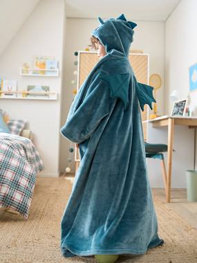 Boys-Nightwear-Animal Blanket with Sleeves & Hood