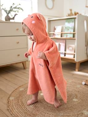 Poncho Bébé Fille Imprimé Animal - Taille 1-2 Ans (92 Cm) - Occasion Très Bon état