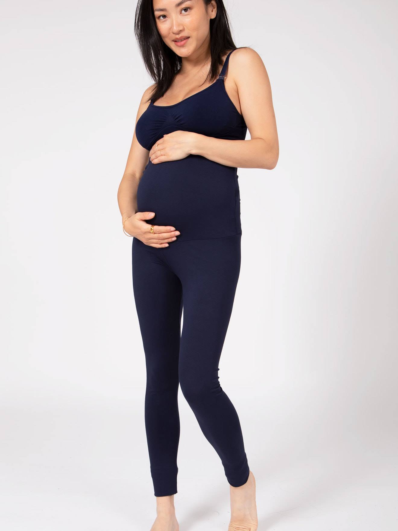 PLT Maternité - Legging Taille Haute Noir Slinky