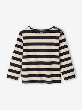 Girls-Sailor-Like Top, Long Sleeves, for Girls