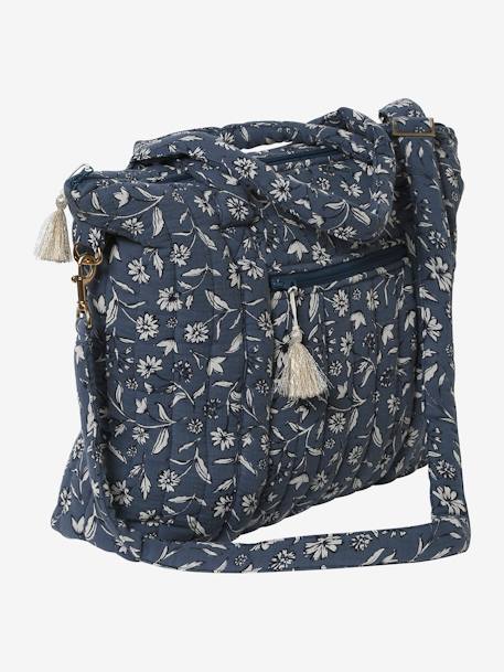 Sac à langer en gaze de coton Plume beige imprimé+blanc imprimé+bleu imprimé+écru+folk+IVOIRE IMPRIME+ivoire végétal - vertbaudet enfant 