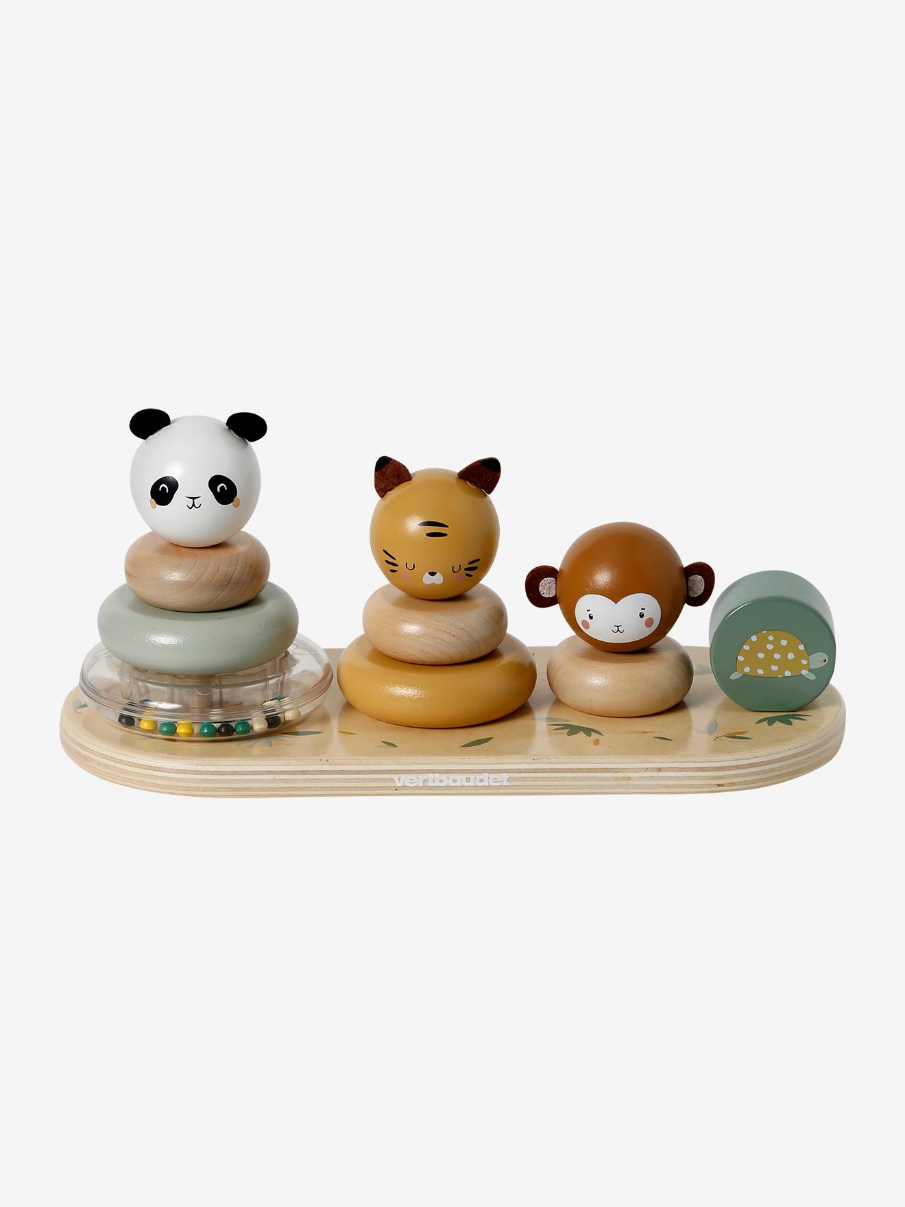 Wooden store stacking animals