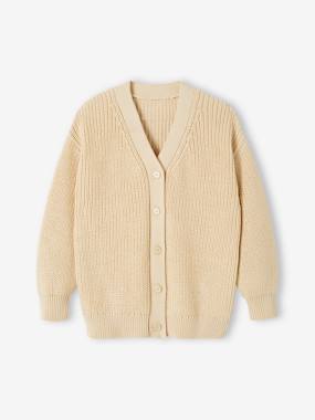 Girls-Cardigans, Jumpers & Sweatshirts-Long Cardigan for Girls