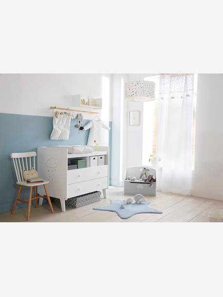 Etagère murale LIGNE NUAGE BLANC+ROSE - vertbaudet enfant 