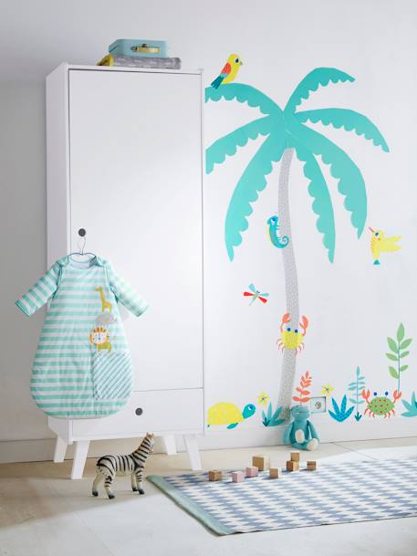 Giant Sticker, Desert Island Theme Muticolour - vertbaudet enfant 