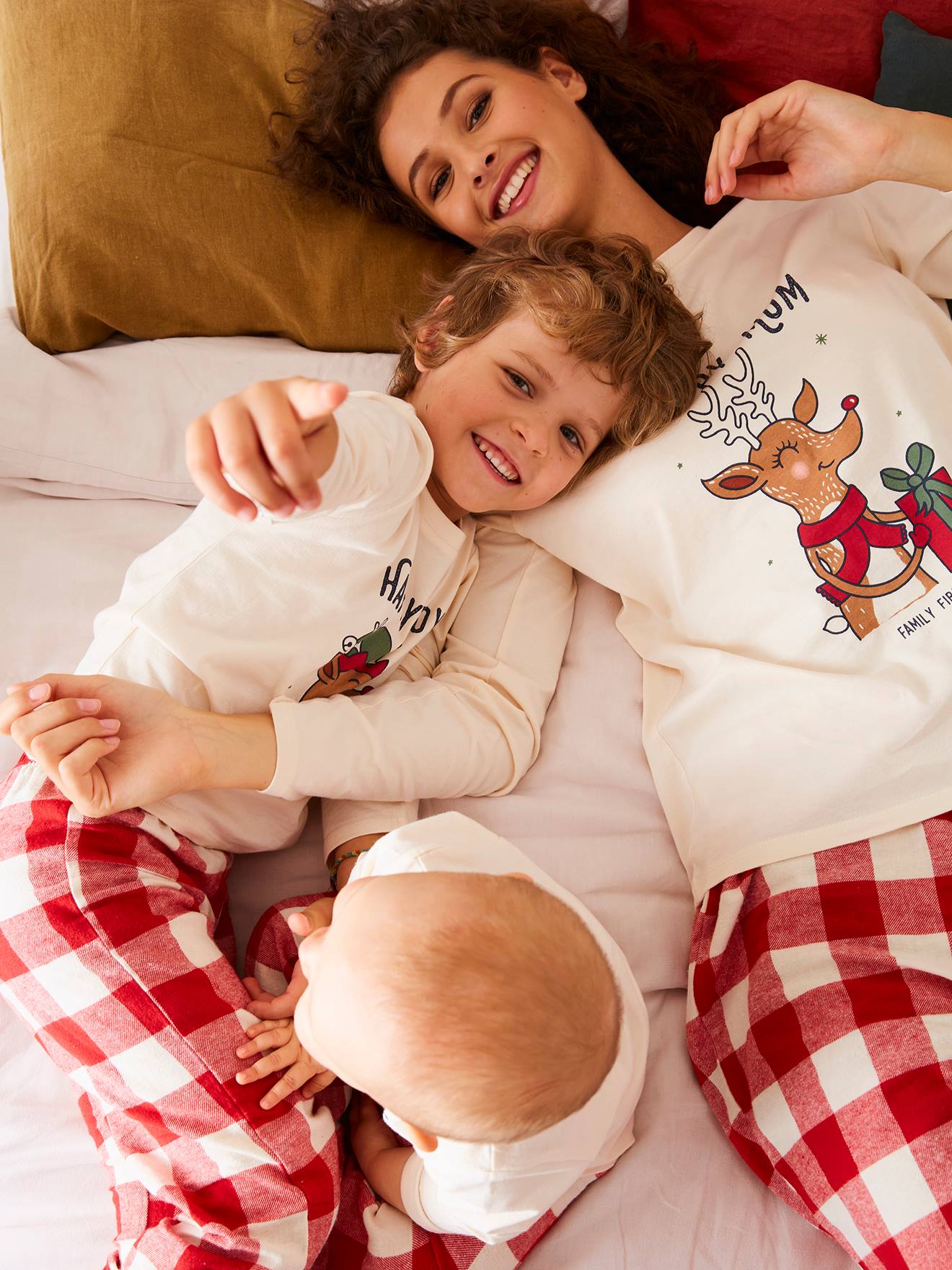 Pyjama NOEL à pompom pour enfant garçon : - Pyjama