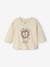 Long Sleeve 'Lion' Top for Babies ecru - vertbaudet enfant 