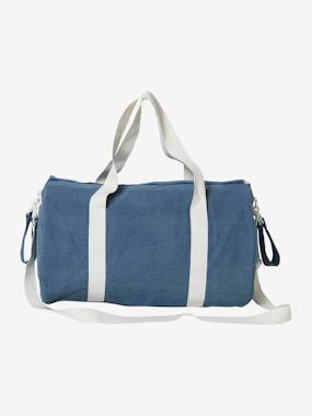 Nursery-Denim Changing Bag, Baby Roll