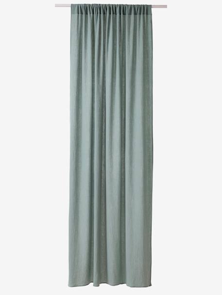 Sheer Cotton Gauze Curtain cinnamon+ecru+grey blue+rosy+sage green - vertbaudet enfant 