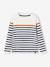 Sailor-Style Striped Jumper for Boys BROWN MEDIUM STRIPED+ecru+green+GREEN MEDIUM SOLID WITH DESIG - vertbaudet enfant 