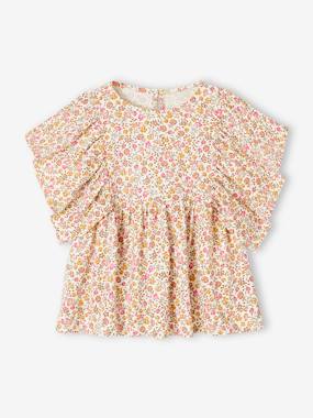 Fille-T-shirt, sous-pull-Tee-shirt blouse fille