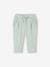 Fleece Trousers for Baby Girls Brown/Print+grey blue+sage green+WHITE MEDIUM ALL OVER PRINTED - vertbaudet enfant 