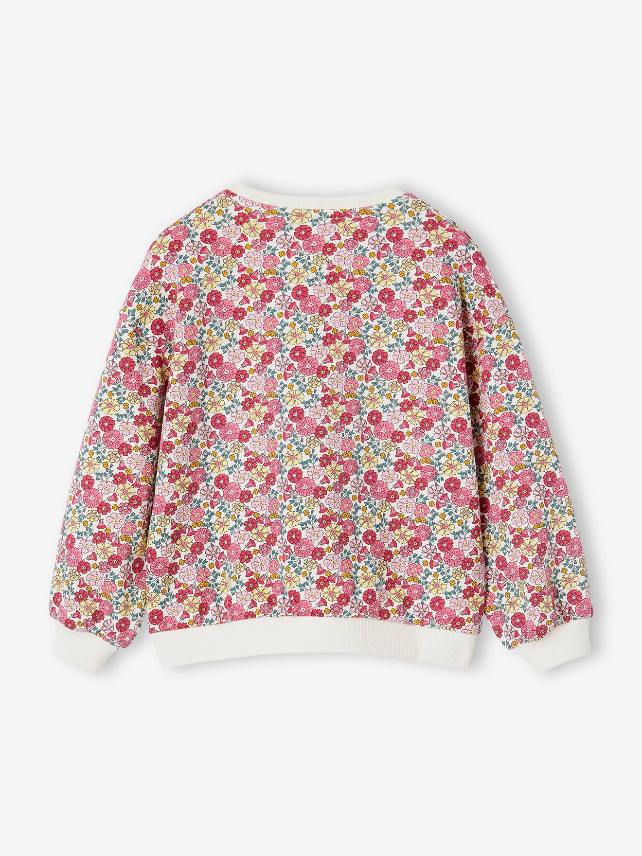 Floral sweatshirt best sale