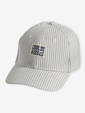 Garçon-Accessoires-Casquette unie garçon brodée devant