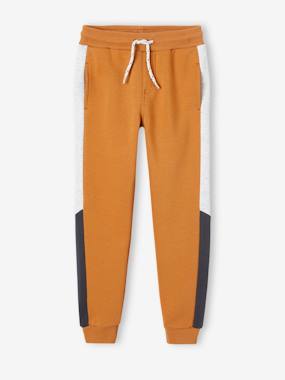 Boys-Sportswear-Fleece Trousers with Side Stripes for Boys