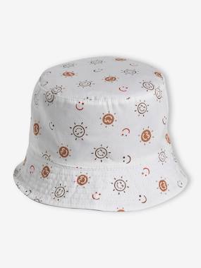 Baby-Accessories-Reversible Bucket Hat with Animals for Baby Boys