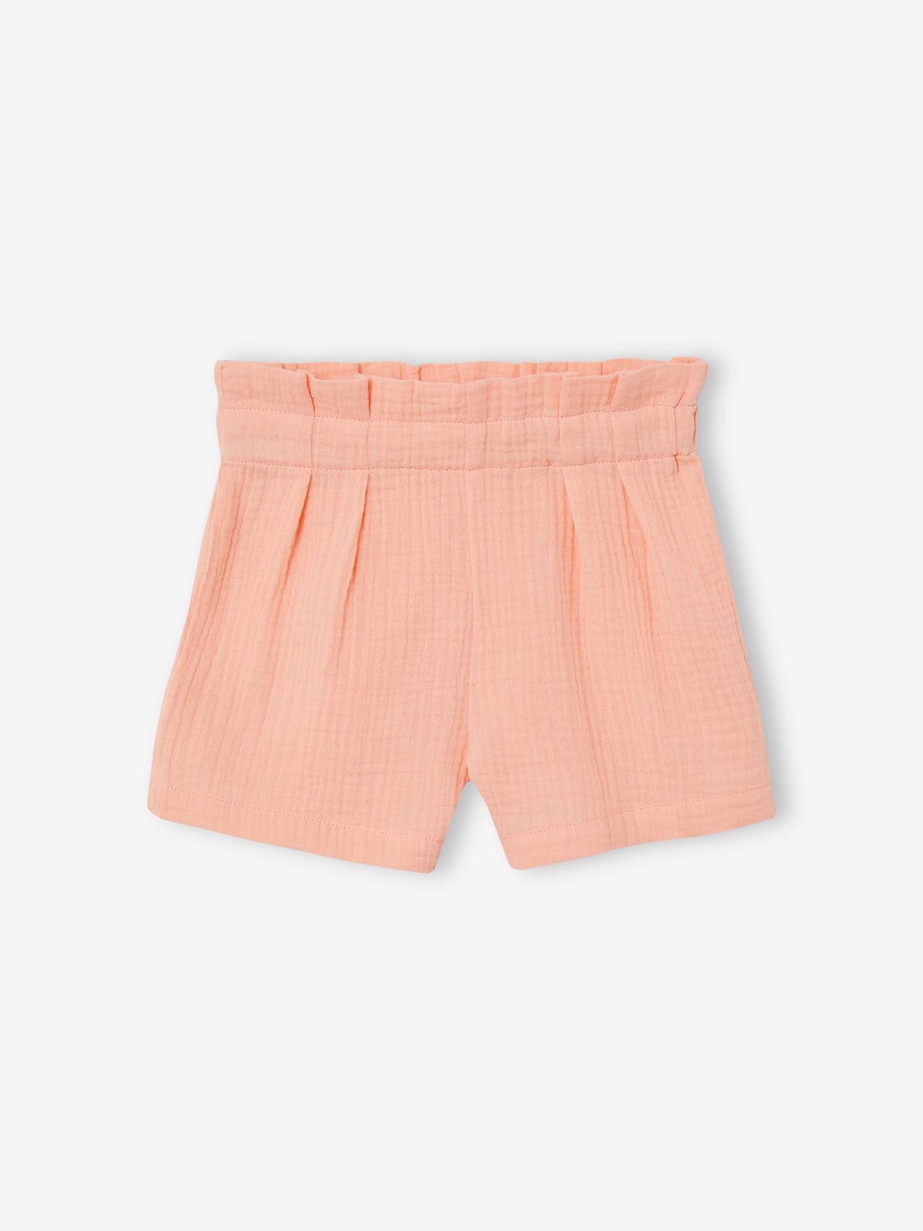 Ensemble Blouse Et Short Fille - Imprimé Fleuri - Cérémonie Ou été - 100% Coton