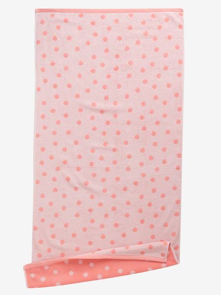 Serviette de bain BLEU / ETOILES+GRIS / ETOILES+ROSE / POIS+VERT / NUAGE - vertbaudet enfant 