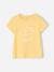 Lot de 3 t-shirts Basics détails irisés fille framboise+jaune pastel+lot camel+lot encre+marine+vert sauge - vertbaudet enfant 