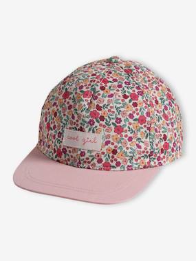 -Casquette fleurie fille