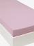 Drap-housse enfant en jersey extensible uni couleur BLEU+GRIS+PARME+ROSE - vertbaudet enfant 