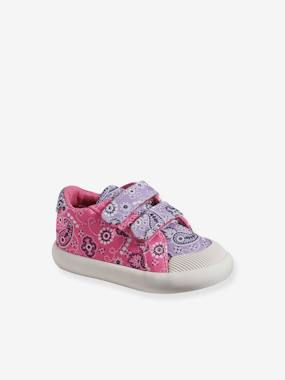 Shoes-Girls Footwear-Touch-Fastening Trainers in Canvas for Baby Girls