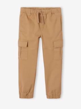 Boys-Trousers-Pull-On Cargo-Type Trousers for Boys