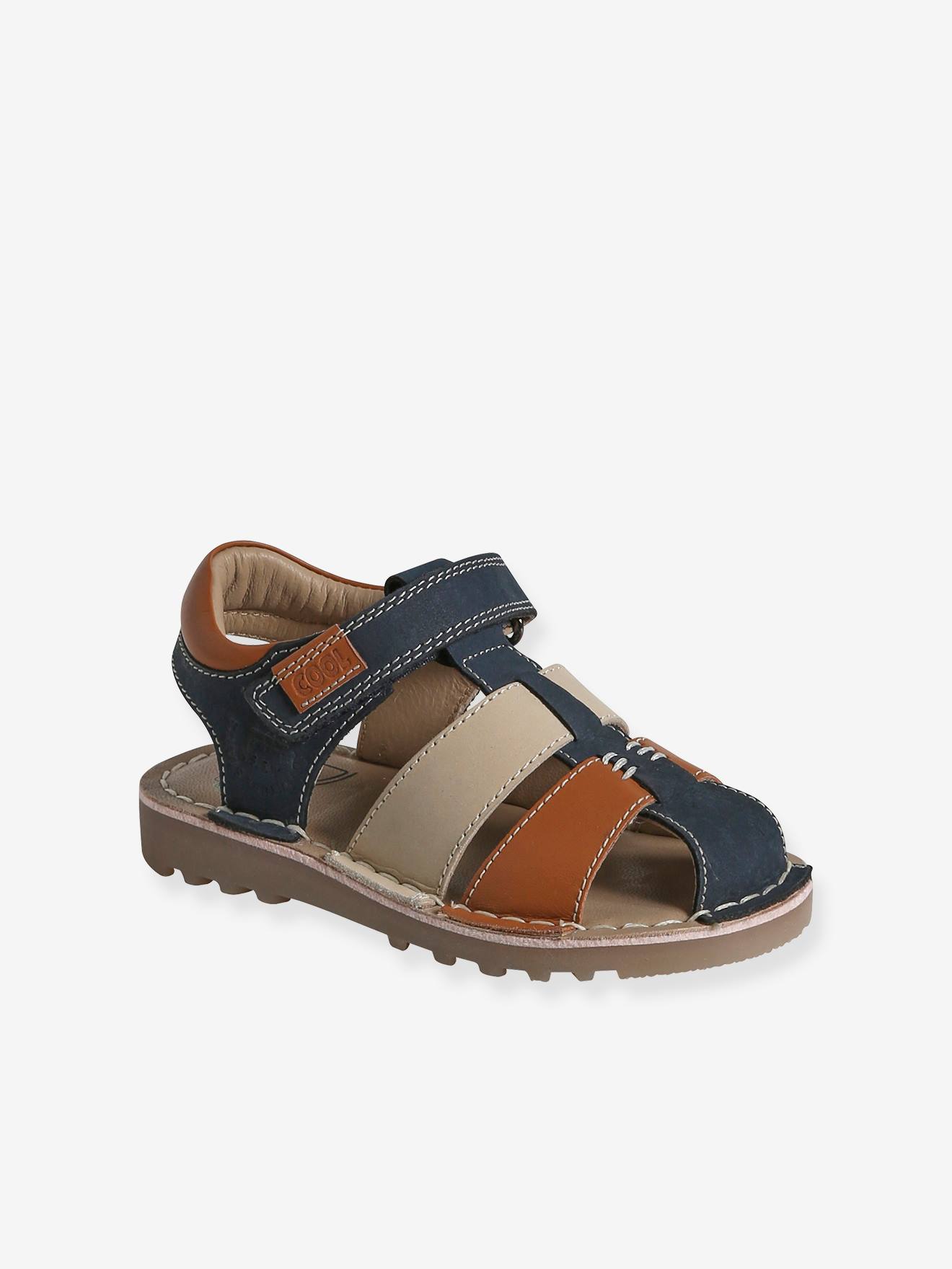 sandale garcon cuir