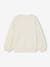 Sweatshirt with Fancy Details for Girls almond green+ecru - vertbaudet enfant 