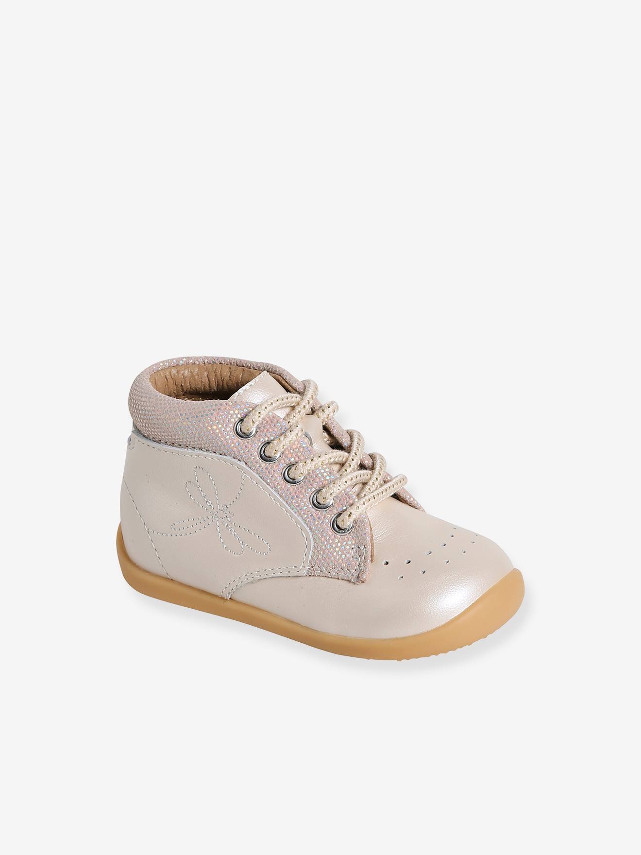 Chaussures Premiers Pas Bébé STEP UP PRIME - En Nubuck Avec Semelle Souple - Pour Petits Pieds Qui Débutent La Marche